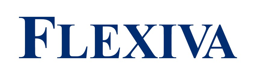 Flexiva-Schriftzug auf weißem Hintergrund
